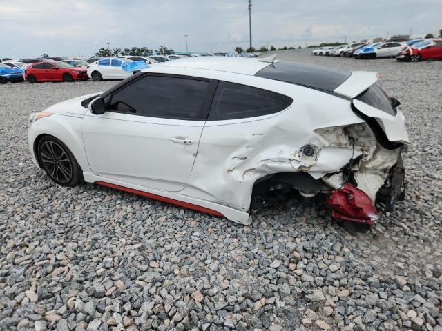 KMHTC6AEXGU285211 - 2016 HYUNDAI VELOSTER TURBO WHITE photo 2