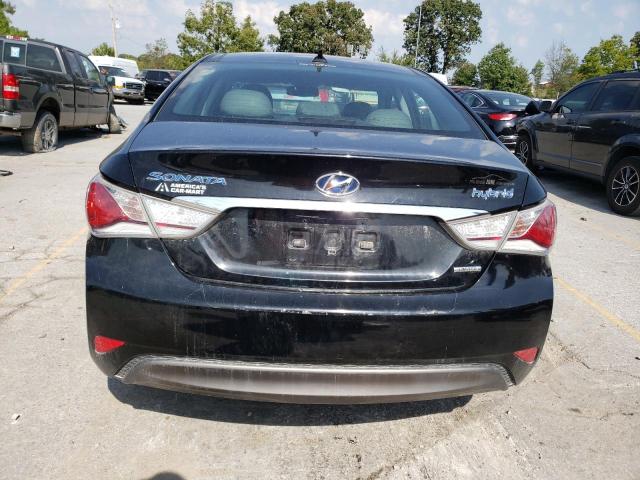 KMHEC4A48FA119774 - 2015 HYUNDAI SONATA HYBRID BLACK photo 6