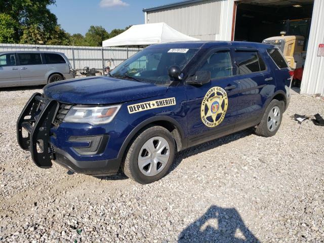 1FM5K8AR1GGC36603 - 2016 FORD EXPLORER POLICE INTERCEPTOR 蓝色 照片 1