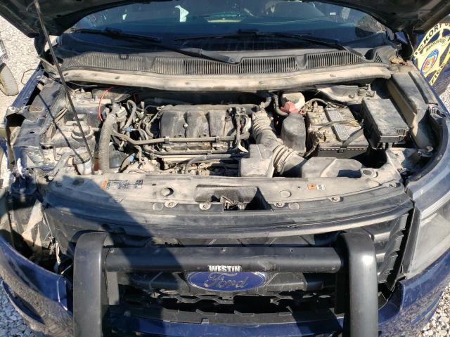 1FM5K8AR1GGC36603 - 2016 FORD EXPLORER POLICE INTERCEPTOR 蓝色 照片 11