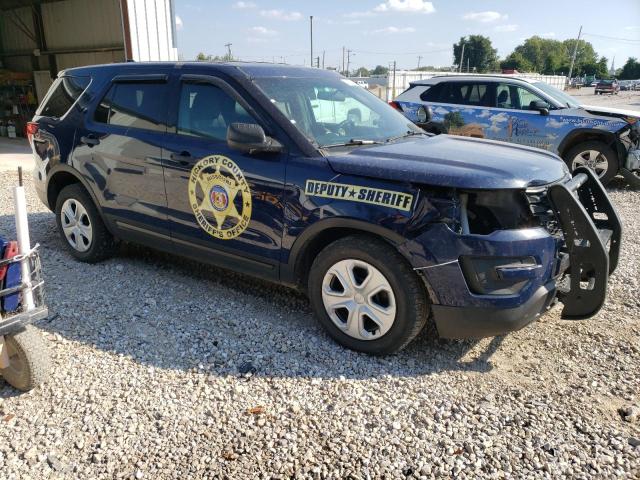 1FM5K8AR1GGC36603 - 2016 FORD EXPLORER POLICE INTERCEPTOR 蓝色 照片 4