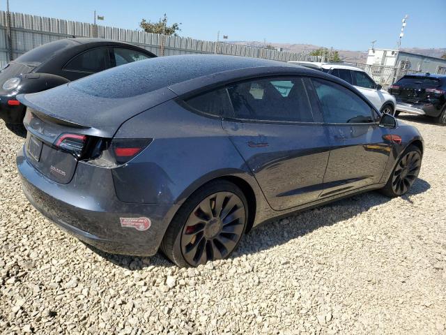 5YJ3E1EC8PF714199 - 2023 TESLA MODEL 3 Сұр фото 3