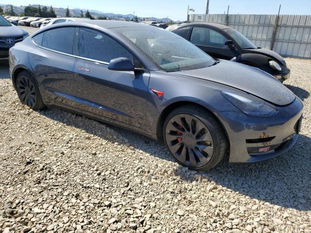 5YJ3E1EC8PF714199 - 2023 TESLA MODEL 3 Сұр фото 4
