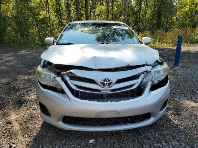 2T1BU4EE6CC815306 - 2012 TOYOTA COROLLA BASE SILVER photo 5