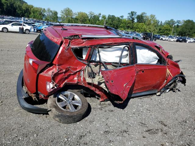 2T3RFREV4FW262879 - 2015 TOYOTA RAV4 XLE RED photo 3