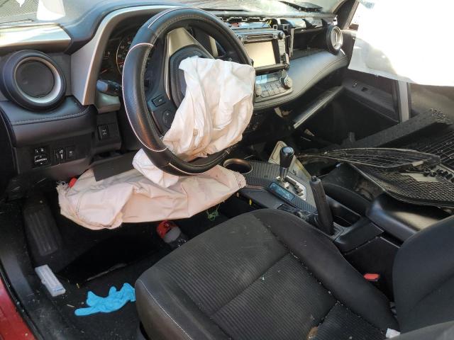 2T3RFREV4FW262879 - 2015 TOYOTA RAV4 XLE RED photo 8