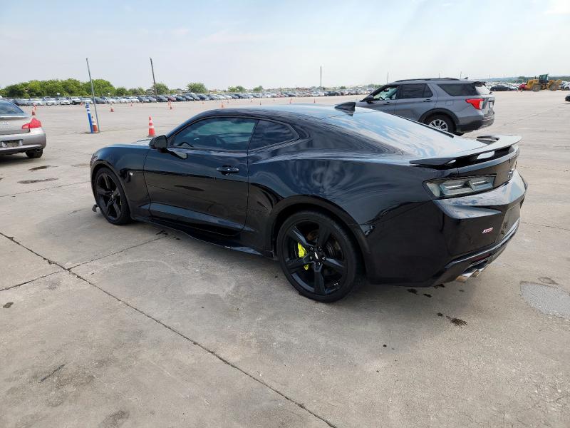 1G1FH1R73H0145143 - 2017 CHEVROLET CAMARO SS BLACK photo 2