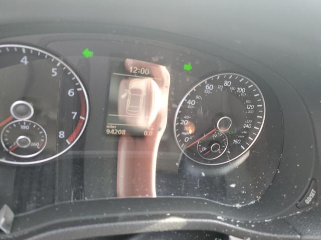 1VWBM7A34CC100682 - 2012 VOLKSWAGEN PASSAT SE SILVER photo 9