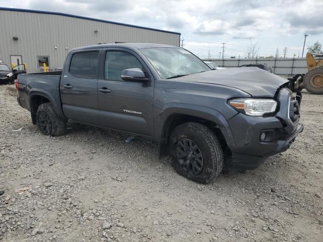 3TMCZ5AN7MM392696 - 2021 TOYOTA TACOMA DOUBLE CAB GRAY photo 4
