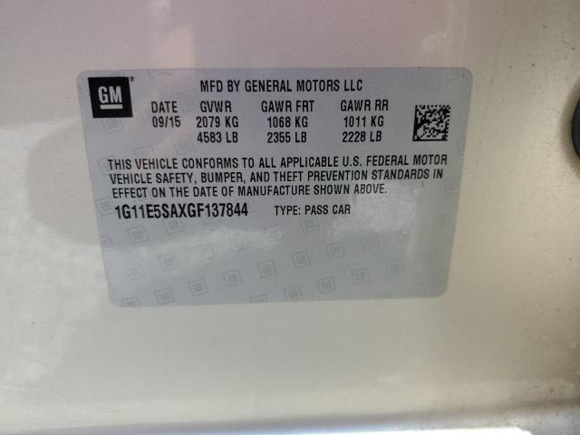 1G11E5SAXGF137844 - 2016 CHEVROLET MALIBU LIM LTZ 米色 照片 12