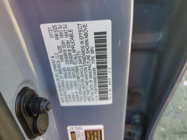 7FART6H54ME034049 - 2021 HONDA CR-V EX GRAY photo 13