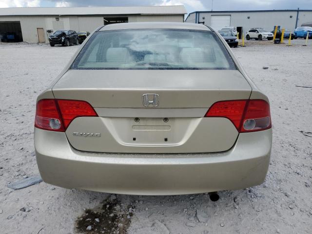 1HGFA16808L037216 - 2008 HONDA CIVIC EX 金色 照片 6