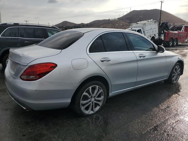 55SWF4KB4FU022400 - 2015 MERCEDES-BENZ C 300 4MATIC SILVER photo 3
