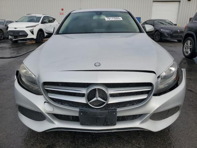 55SWF4KB4FU022400 - 2015 MERCEDES-BENZ C 300 4MATIC SILVER photo 5