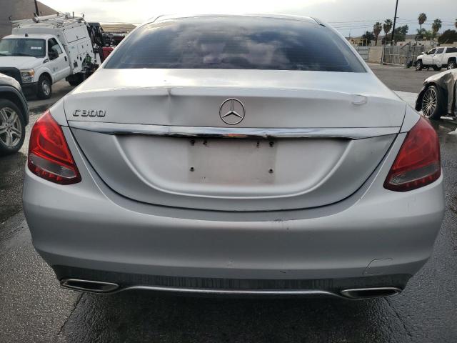 55SWF4KB4FU022400 - 2015 MERCEDES-BENZ C 300 4MATIC SILVER photo 6