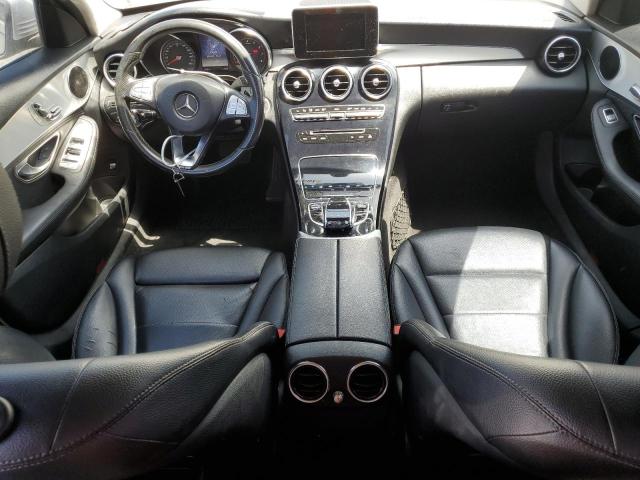 55SWF4KB4FU022400 - 2015 MERCEDES-BENZ C 300 4MATIC SILVER photo 8