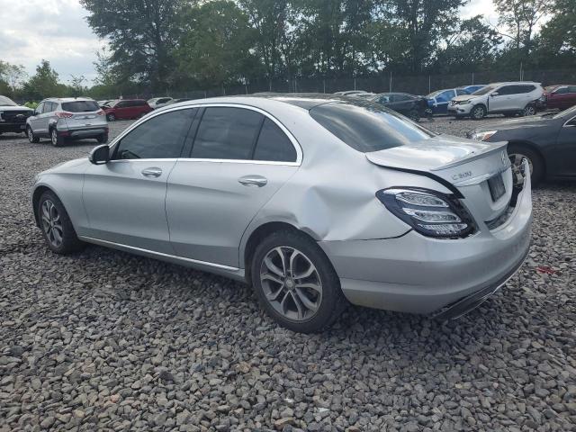 55SWF4KB3GU107598 - 2016 MERCEDES-BENZ C 300 4MATIC SILVER photo 2