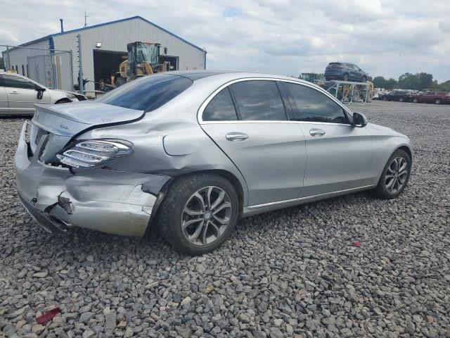 55SWF4KB3GU107598 - 2016 MERCEDES-BENZ C 300 4MATIC SILVER photo 3