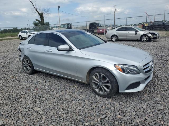 55SWF4KB3GU107598 - 2016 MERCEDES-BENZ C 300 4MATIC SILVER photo 4