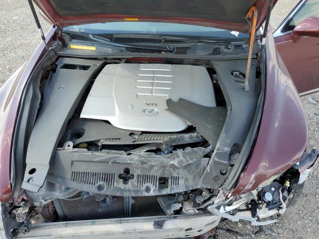 JTHBL46F775044432 - 2007 LEXUS LS 460 BURGUNDY photo 11