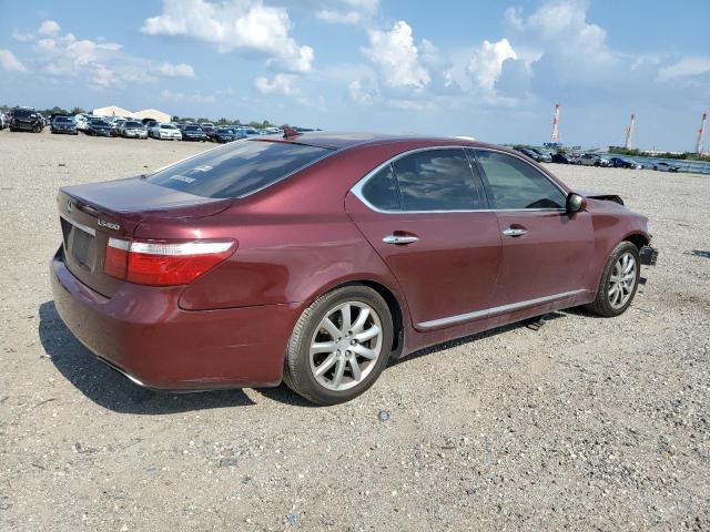 JTHBL46F775044432 - 2007 LEXUS LS 460 BURGUNDY photo 3