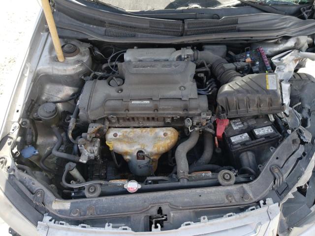 KNAFE122475393009 - 2007 KIA SPECTRA EX SILVER photo 11