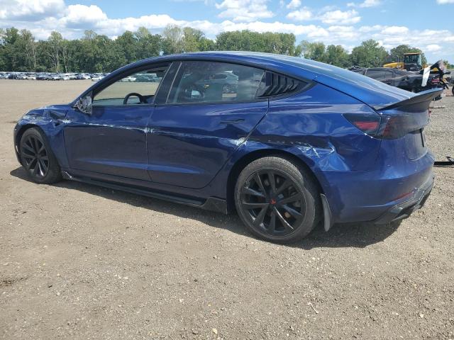 5YJ3E1EB4NF270341 - 2022 TESLA MODEL 3 BLUE photo 2