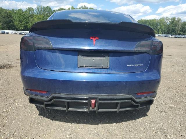 5YJ3E1EB4NF270341 - 2022 TESLA MODEL 3 BLUE photo 6