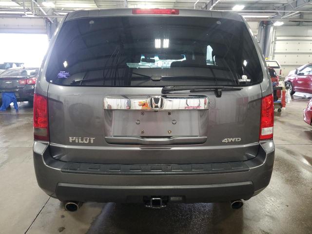 5FNYF4H54BB044662 - 2011 HONDA PILOT EXL GRAY photo 6
