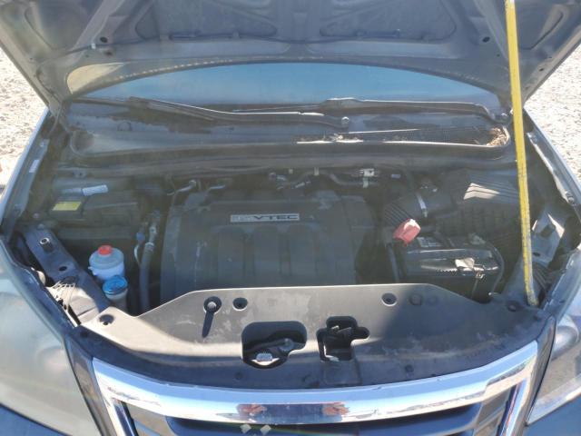 5FNRL3H48AB045598 - 2010 HONDA ODYSSEY EX GRAY photo 12