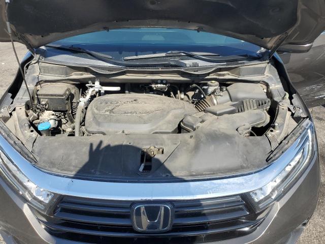 5FNRL6H78NB037356 - 2022 HONDA ODYSSEY EXL GRAY photo 12