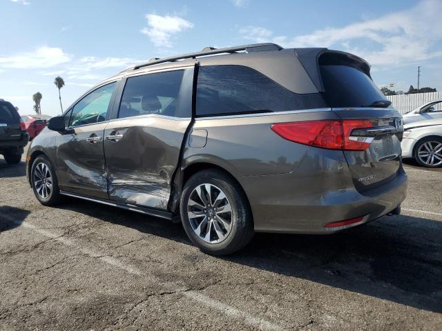 5FNRL6H78NB037356 - 2022 HONDA ODYSSEY EXL GRAY photo 2