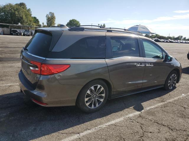 5FNRL6H78NB037356 - 2022 HONDA ODYSSEY EXL GRAY photo 3