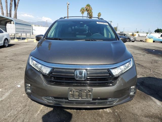 5FNRL6H78NB037356 - 2022 HONDA ODYSSEY EXL GRAY photo 5