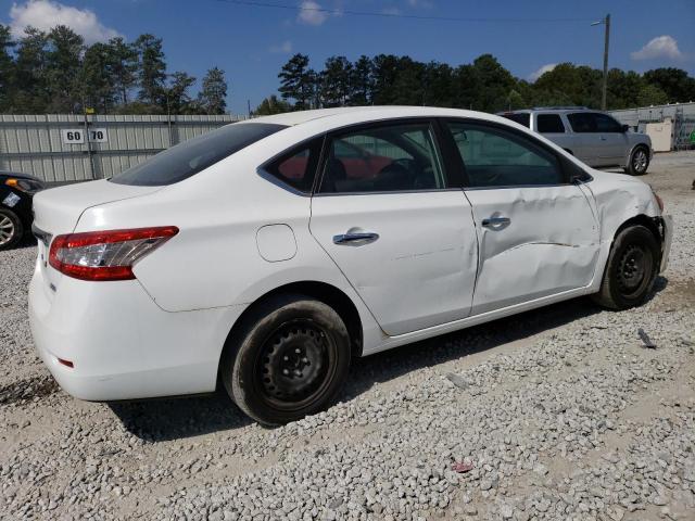 3N1AB7AP2EY332864 - 2014 NISSAN SENTRA S WHITE photo 3