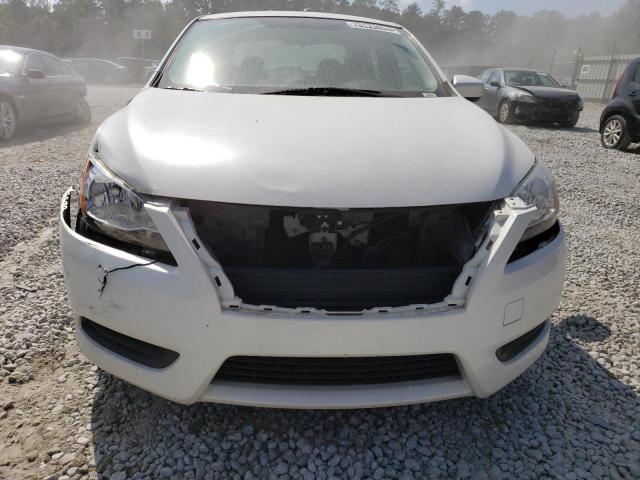 3N1AB7AP2EY332864 - 2014 NISSAN SENTRA S WHITE photo 5