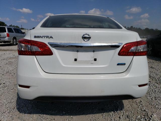 3N1AB7AP2EY332864 - 2014 NISSAN SENTRA S WHITE photo 6