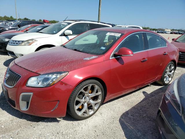 2G4GV5GV1D9215229 - 2013 BUICK REGAL GS RED photo 1