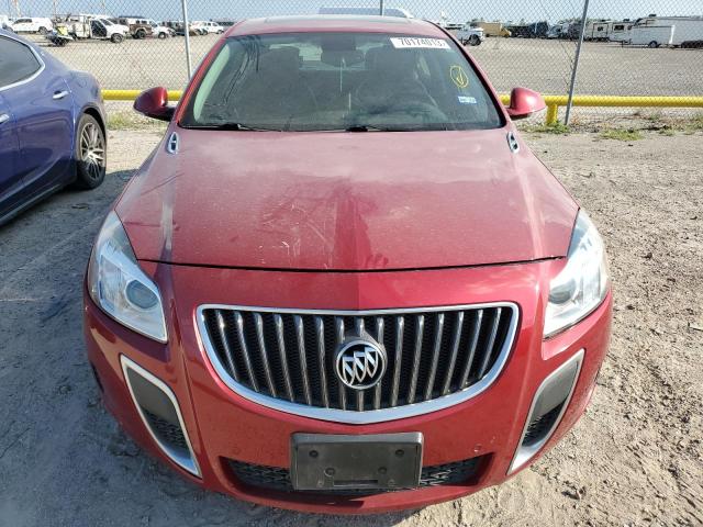 2G4GV5GV1D9215229 - 2013 BUICK REGAL GS RED photo 5