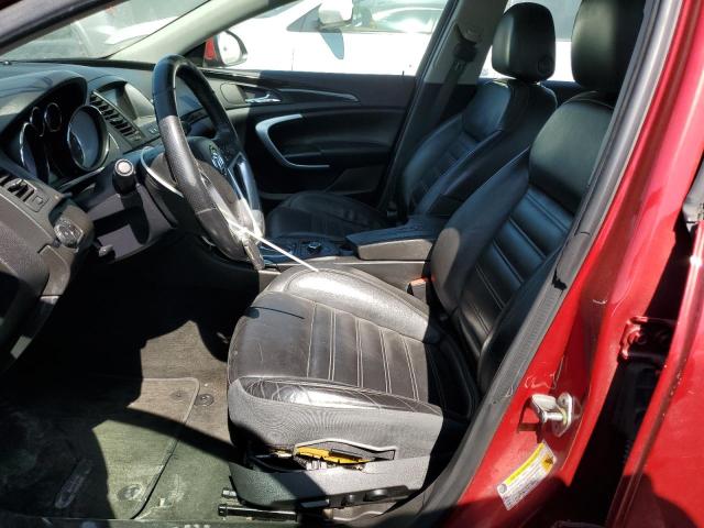 2G4GV5GV1D9215229 - 2013 BUICK REGAL GS RED photo 7