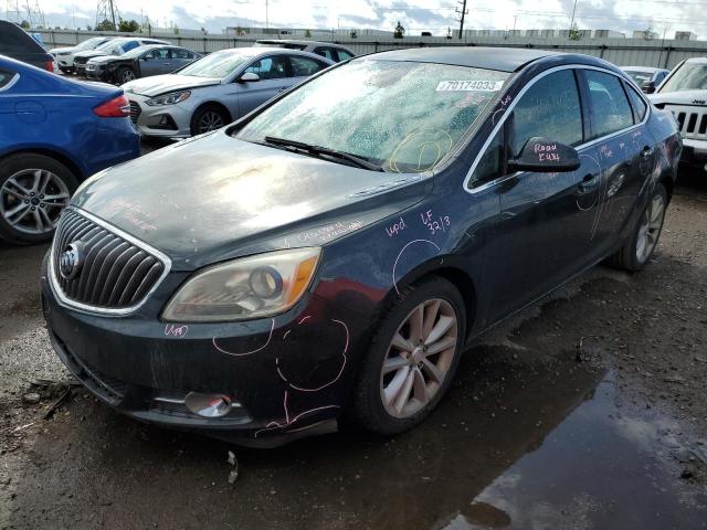 1G4PS5SK6E4154745 - 2014 BUICK VERANO GRAY photo 1