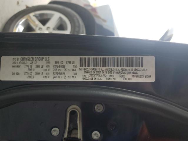 1C6RD7FT2CS312021 - 2012 DODGE RAM 1500 ST Qara foto 12