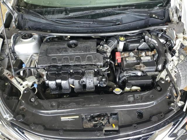 3N1AB7APXKY360147 - 2019 NISSAN SENTRA S SILVER photo 11