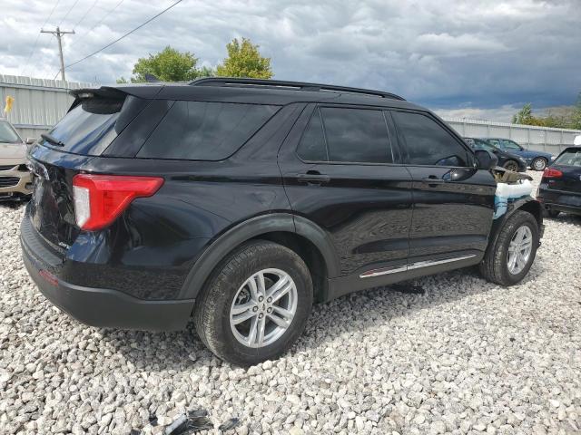 1FMSK8DH5NGB54666 - 2022 FORD EXPLORER XLT BLACK photo 3