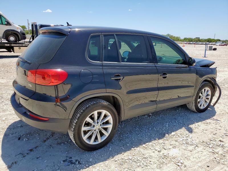 WVGAV7AX4HK046341 - 2017 VOLKSWAGEN TIGUAN S BLACK photo 3