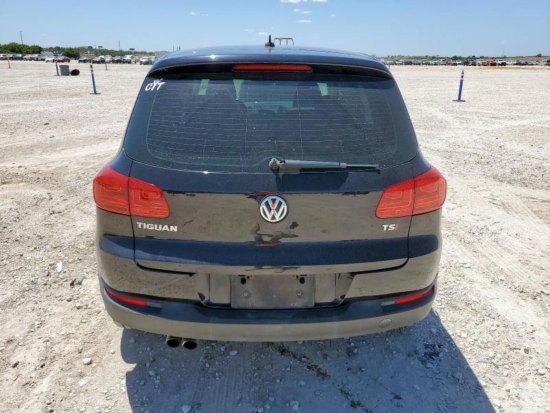 WVGAV7AX4HK046341 - 2017 VOLKSWAGEN TIGUAN S BLACK photo 6
