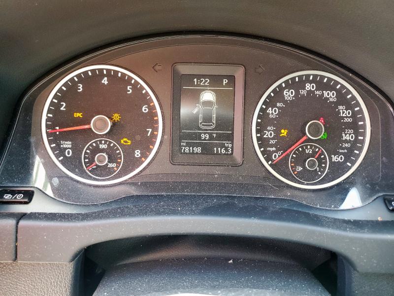 WVGAV7AX4HK046341 - 2017 VOLKSWAGEN TIGUAN S BLACK photo 9