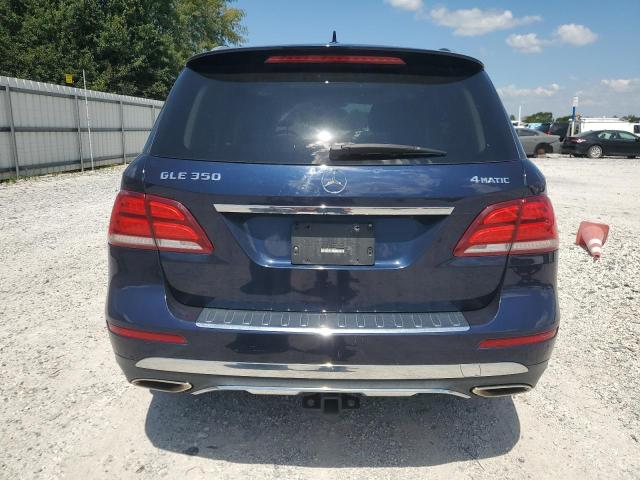 4JGDA5HB4GA775497 - 2016 MERCEDES-BENZ GLE 350 4MATIC BLUE photo 6