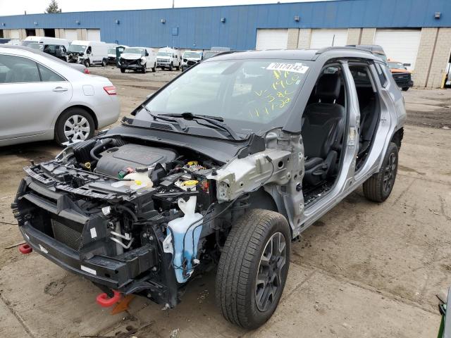 3C4NJDDB7KT721900 - 2019 JEEP COMPASS TRAILHAWK GRAY photo 1