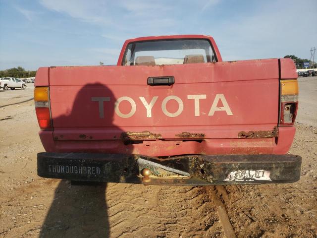 JT4RN63R5G0071615 - 1986 TOYOTA PICKUP RN63 STD RED photo 6